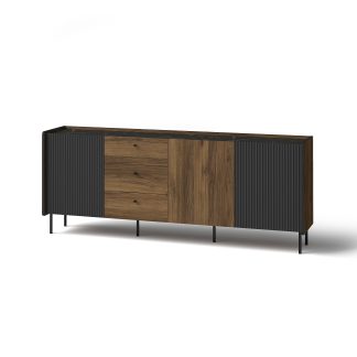 Kommode mit 3 Türen und 3 Schubladen PIANO