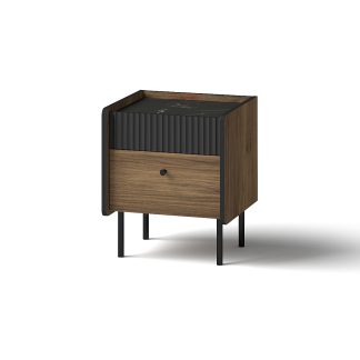 Nachttisch mit 2 Schubladen PIANO