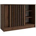 Horizon 120cm drzwi otwarte warmia orzech biale tlo