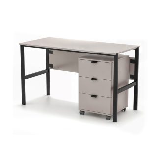 Schreibtisch mit Schubladencontainer CORTINA