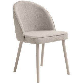 Polsterstuhl LUNA mit Holzbeine