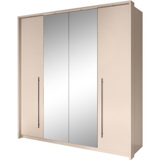 Drehtürenschrank mit 2 Türen und 8 Regalböden SAHARA