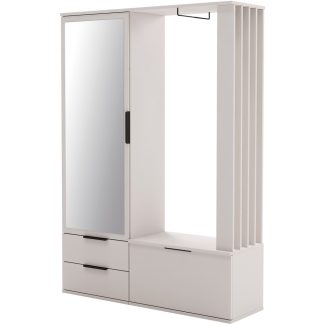 Garderobenschrank mit Spiegel und 2 Türen FILO