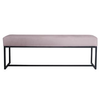 Polsterbank mit Metallbeinen ACHEN rosa 120 cm