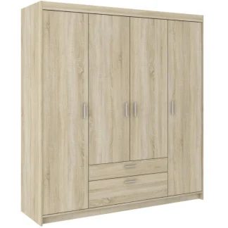 Drehtürenschrank ELENA 4-Türig 175 cm sonoma