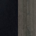 Schwarz+Anthrazit Sherman eiche