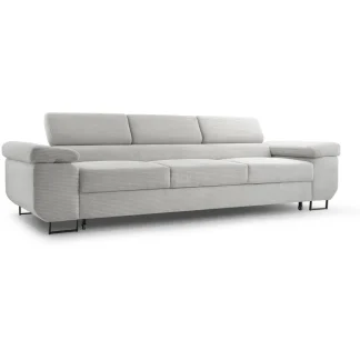 Sofa 3-Sitzer mit Schlaffunktion NAVIO Grau