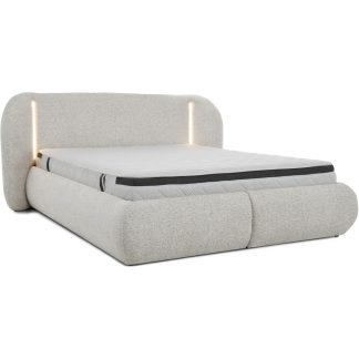 Doppelbett mit Bettkasten und LED-Beleuchtung CORFU