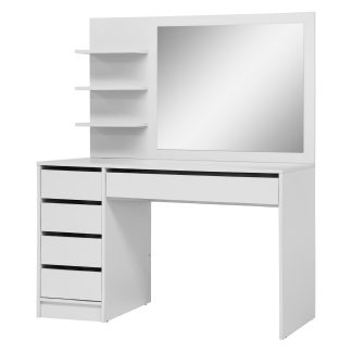 Schminktisch mit 5 Schubladen ohne Griffe MALTA