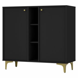 Kommode mit seesternförmigen Beinen TOKYO 100 cm Schwarz