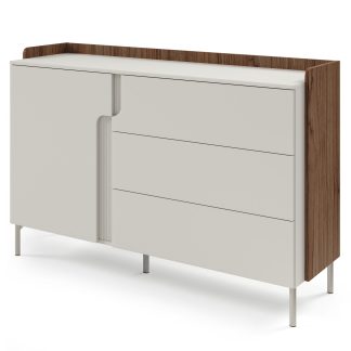 Kommode mit 1 Tür und 3 Schubladen POSITIVO