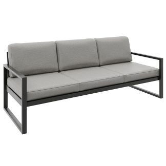 Gartensofa 3-Sitzer STELLA mit Metallrahmen