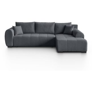Ecksofa mit Schlaffunktion DIANA Grau rechts