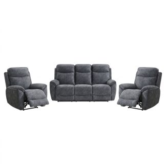 Polsterset DOLCE mit Relax-Funktion Sofa 3-Sitzer und Sesseln