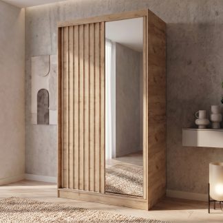 Kleiderschrank mit Lamellen DONATELLO