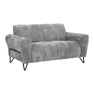 Sofa ohne Schlaffunktion VOLARE 2-Sitzer Grau