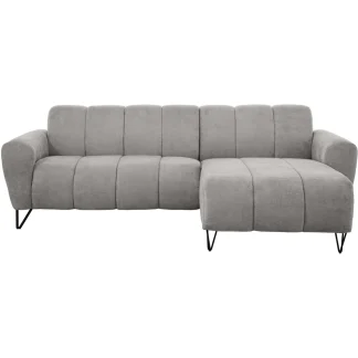 Ecksofa ohne Schlaffunktion VOLARE MINI Grau rechts