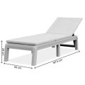 WYMIAROWANIA - 009328 ATLAS LEŻAK Z PODUSZKA SOFT BEIGEOAT 8711