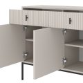 Komoda 2D2S Marvello czarne detal