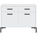 Komoda Selena 01 bialy front biale tlo