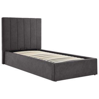 Einzelbett MELVIO 90x200 mit Bettkasten und optional mit Matratze