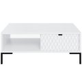Stolik Montreal biale front biale tlo