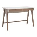 Biurko B06 coffee beige biale tlo