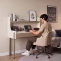 Biurko B11-B coffee beige lifestyle