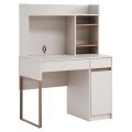 Biurko B12 coffee beige biale tlo