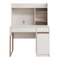 Biurko B12 coffee beige front biale tlo