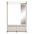 Garderoba G25 coffee beige front biale tlo