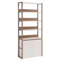 Regał R17 coffee beige biale tlo