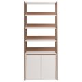 Regał R17 coffee beige front biale tlo