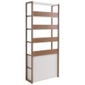 Regał R17 coffee beige tyl biale tlo