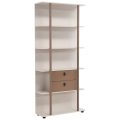 Regał R19 coffee beige biale tlo