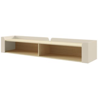 Wandregal mit 2 geräumigen Fächern 180 cm SORELLA