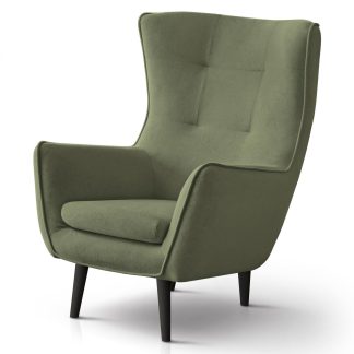 Sessel LOUIS Grau grün
