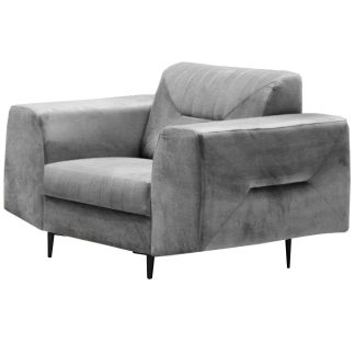 Sessel VENEZIA Hellgrau (bluvel 03)