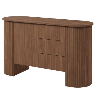 Kommode mit 1 Tür und 3 Schubladen 140 cm CARLO
