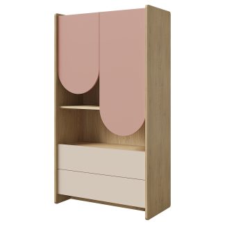 Bücherregal mit 2 Türen und 2 Schubladen für Jugenzimmer LENA