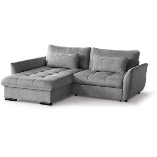 Ecksofa mit Schlaffunktion CARO Grau links