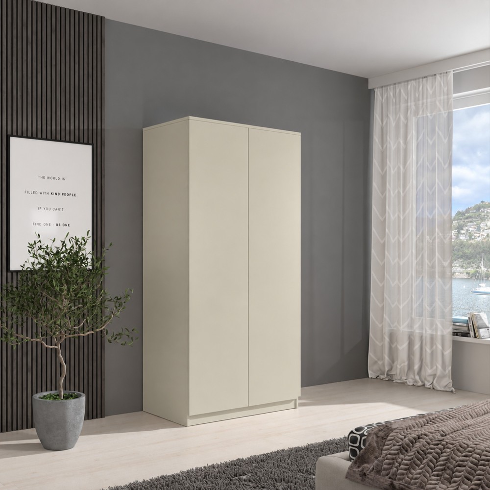 Drehtürenschrank mit 2 Türen CLASSIC 90 cm