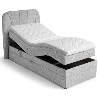 Boxspringbett 90x200 mit elektrischer Matratzenverstellung ROMEO