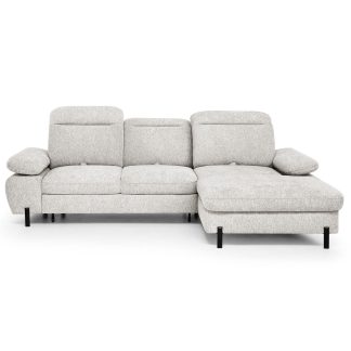Ecksofa mit verstellbaren Kopfstützen und Schlaffunktion SORA MINI