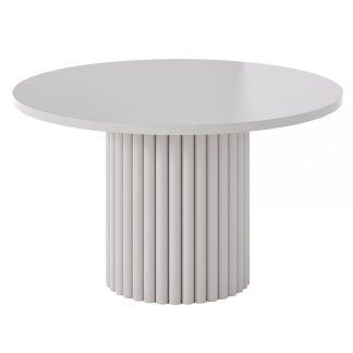 Runder Couchtisch mit Lamellen LORO